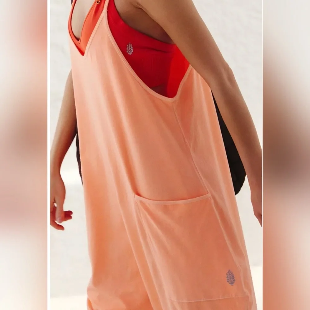 Free People Movement Hot Shot
Onesie Jumpsuit in Pastel Peach - Picture 3 of 8